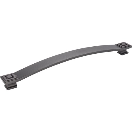 Jeffrey Alexander 12" Center-to-Center Gun Metal Square Delmar Appliance Handle 585-12DACM